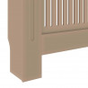 Pokrywa Grzejnika 2 pcs Naturalny 205 x 20,5 x 81,5 cm