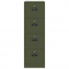 Szafka na dokumenty 2 pcs Zielony oliwkowy 44 x 50 x 139 cm