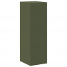 Szafka na dokumenty 2 pcs Zielony oliwkowy 44 x 50 x 139 cm