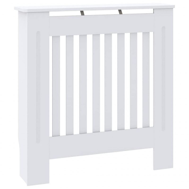 Pokrywa Grzejnika 2 pcs Biały 78 x 19 x 81,5 cm