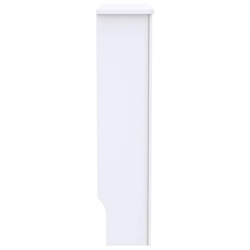Pokrywa Grzejnika 2 pcs Biały 78 x 19 x 81,5 cm