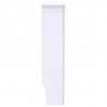 Pokrywa Grzejnika 2 pcs Biały 78 x 19 x 81,5 cm
