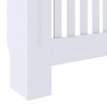 Pokrywa Grzejnika 2 pcs Biały 78 x 19 x 81,5 cm