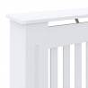 Pokrywa Grzejnika 2 pcs Biały 78 x 19 x 81,5 cm