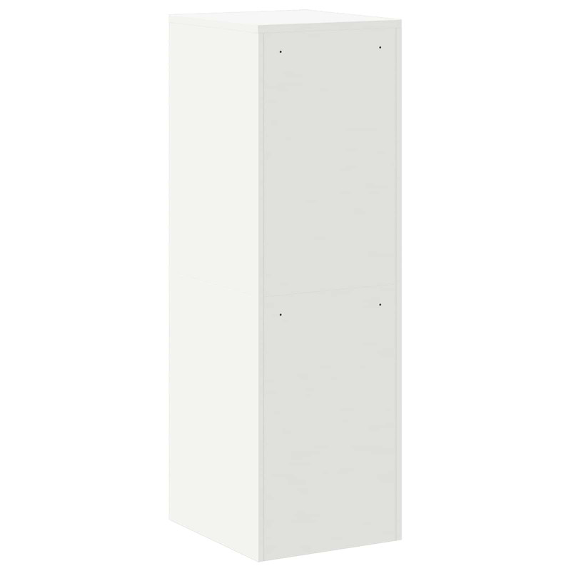 Szafka na dokumenty z szufladą 2 pcs Biały 44 x 50 x 139 cm