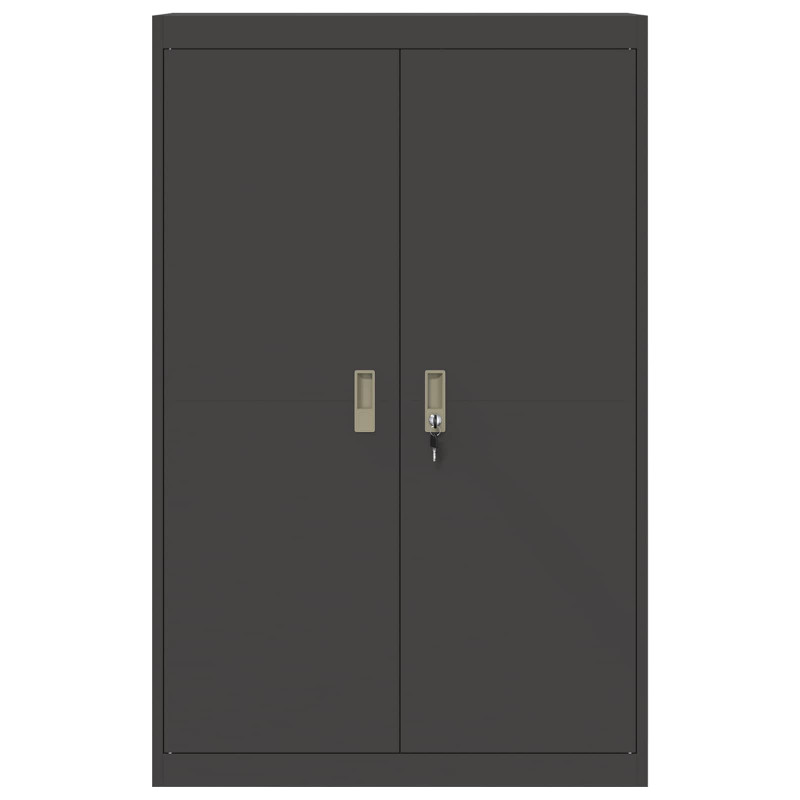 Szafka do przechowywania Czarny 90 x 40 x 140 cm Stal