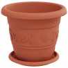 Doniczki 6 pcs Czerwony ceglasty Ø 26 x 21.5 cm
