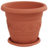 Doniczki 6 pcs Czerwony ceglasty Ø 26 x 21.5 cm