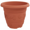 Doniczki 6 pcs Czerwony ceglasty Ø 26 x 21.5 cm