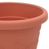 Doniczki 6 pcs Czerwony ceglasty Ø 26 x 21.5 cm