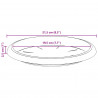 Doniczki 6 pcs Czerwony ceglasty Ø 26 x 21.5 cm