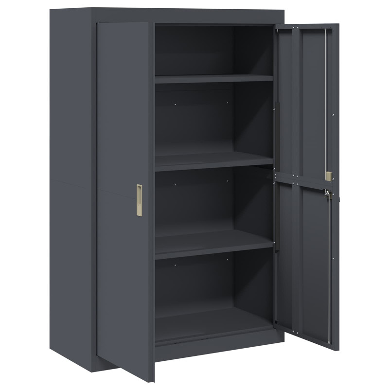 Szafka do przechowywania Antracyt 90 x 40 x 140 cm Stal