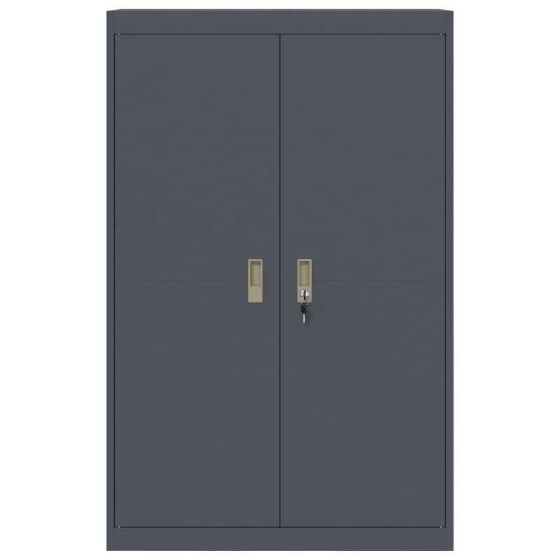 Szafka do przechowywania Antracyt 90 x 40 x 140 cm Stal