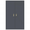 Szafka do przechowywania Antracyt 90 x 40 x 140 cm Stal