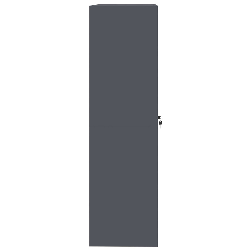 Szafka do przechowywania Antracyt 90 x 40 x 140 cm Stal