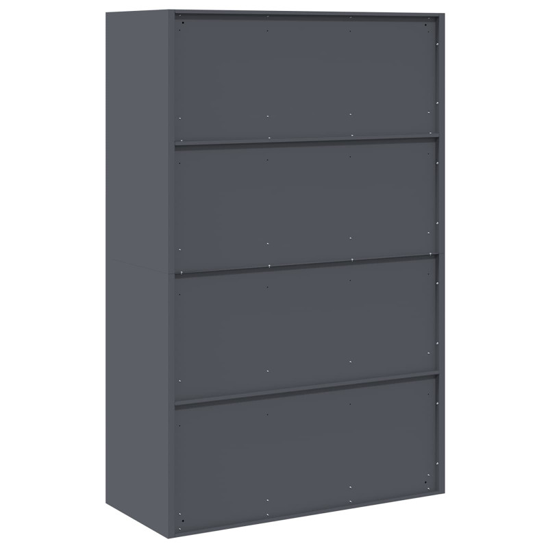 Szafka do przechowywania Antracyt 90 x 40 x 140 cm Stal