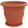 Doniczki 6 pcs Czerwony ceglasty Ø 26 x 21.5 cm