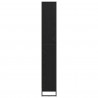 Szafka na książki 2 pcs Czarny Dąb 80 x 30 x 155 cm