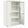 Szafka do przechowywania Biały 90 x 40 x 140 cm Stal