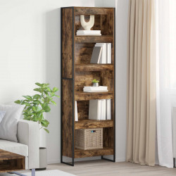 Szafka na książki 2 pcs Dąb dymny 80 x 30 x 155 cm