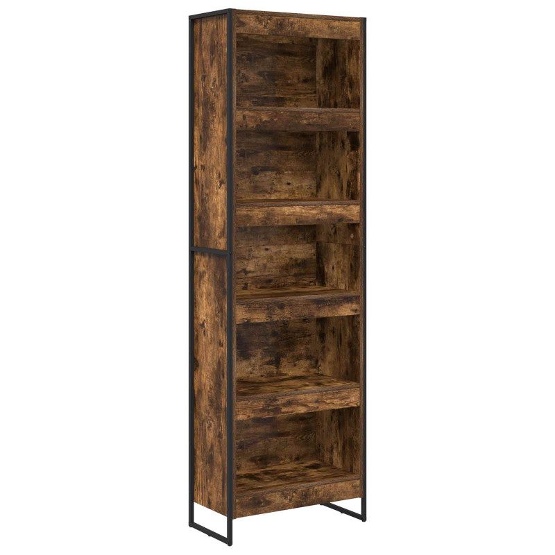 Szafka na książki 2 pcs Dąb dymny 80 x 30 x 155 cm