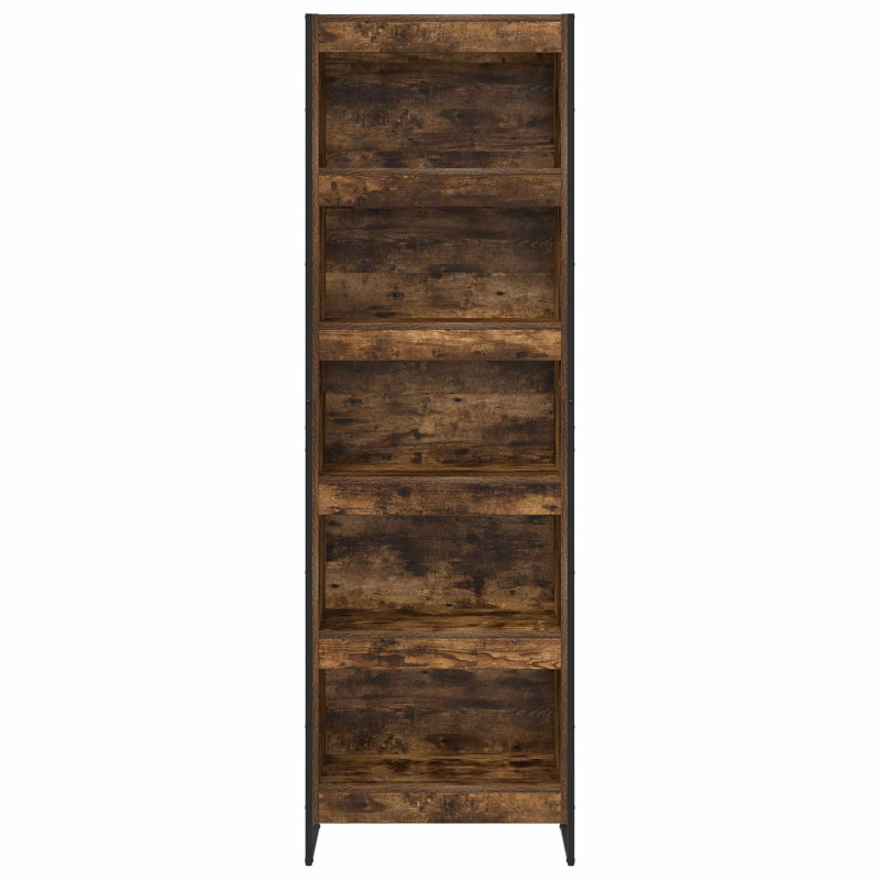 Szafka na książki 2 pcs Dąb dymny 80 x 30 x 155 cm