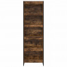 Szafka na książki 2 pcs Dąb dymny 80 x 30 x 155 cm