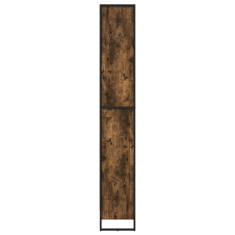 Szafka na książki 2 pcs Dąb dymny 80 x 30 x 155 cm