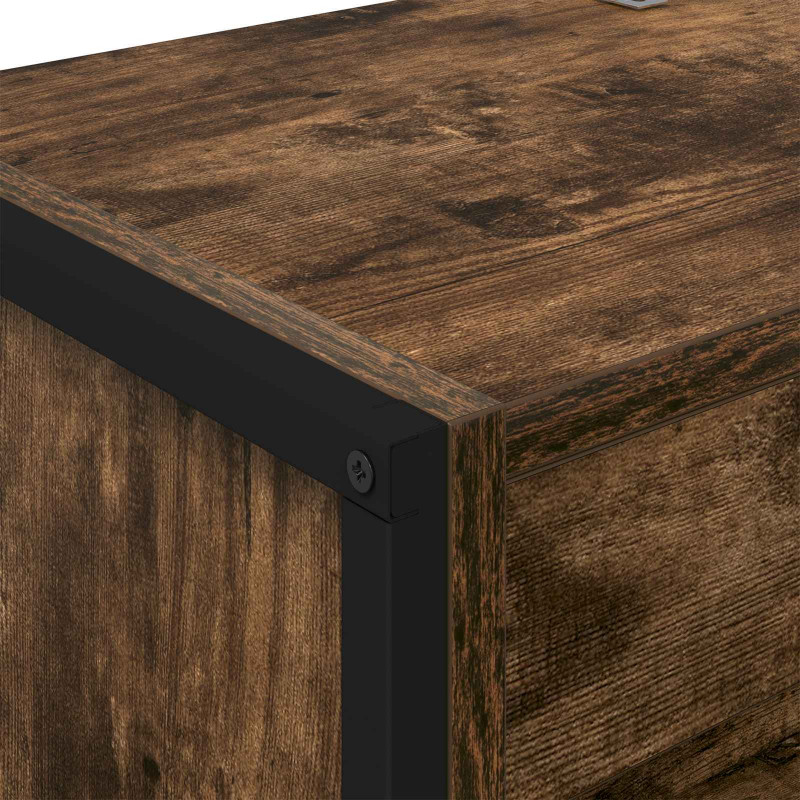 Szafka na książki 2 pcs Dąb dymny 80 x 30 x 155 cm
