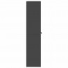 Szafka do przechowywania Czarny 90 x 40 x 180 cm Stal