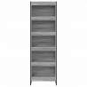 Szafka na książki 2 pcs Szary Sonoma 80 x 30 x 155 cm
