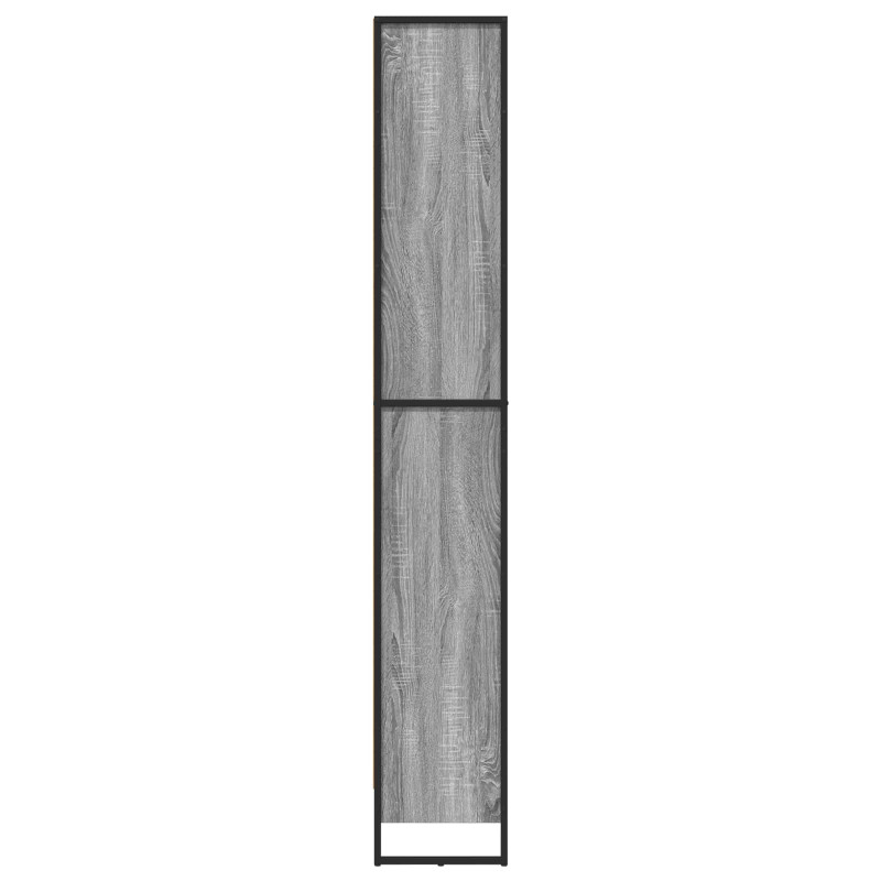 Szafka na książki 2 pcs Szary Sonoma 80 x 30 x 155 cm