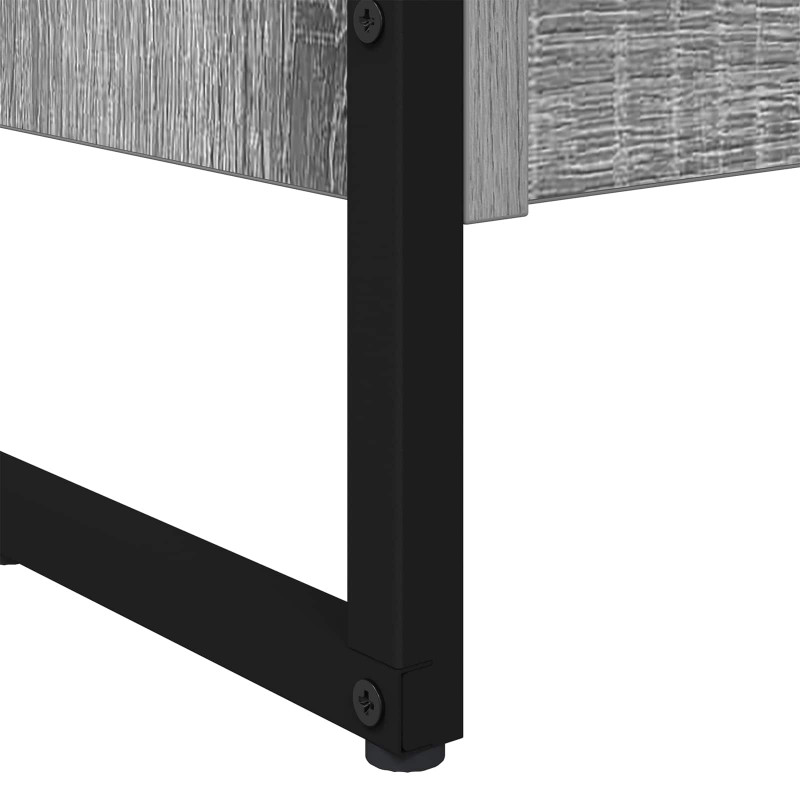 Szafka na książki 2 pcs Szary Sonoma 80 x 30 x 155 cm