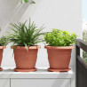 Doniczki 24 pcs Czerwony ceglasty Ø 26 x 21.5 cm
