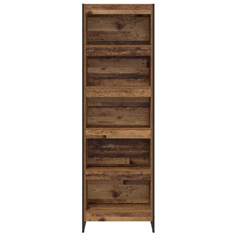 Szafka na książki 2 pcs Stare drewno 80 x 30 x 155 cm