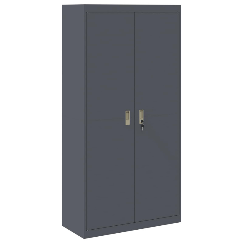 Szafka do przechowywania Antracyt 90 x 40 x 180 cm Stal