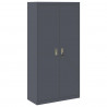 Szafka do przechowywania Antracyt 90 x 40 x 180 cm Stal