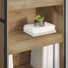 Szafka na książki 2 pcs Dąb rzemieślniczy 80 x 30 x 155 cm