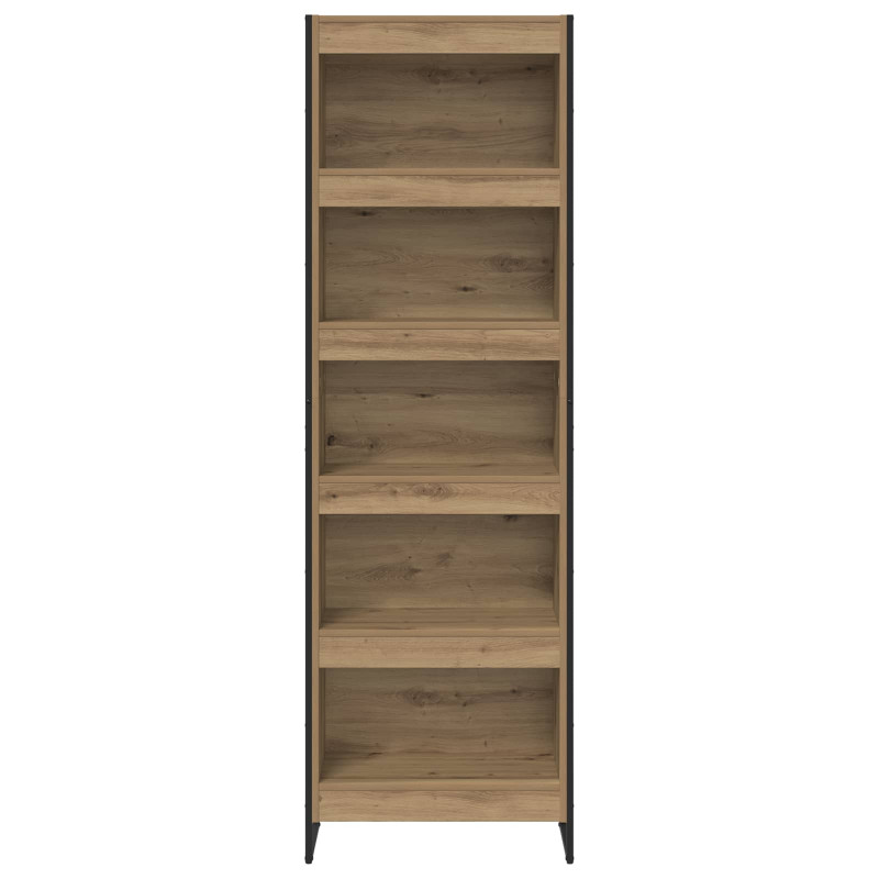 Szafka na książki 2 pcs Dąb rzemieślniczy 80 x 30 x 155 cm