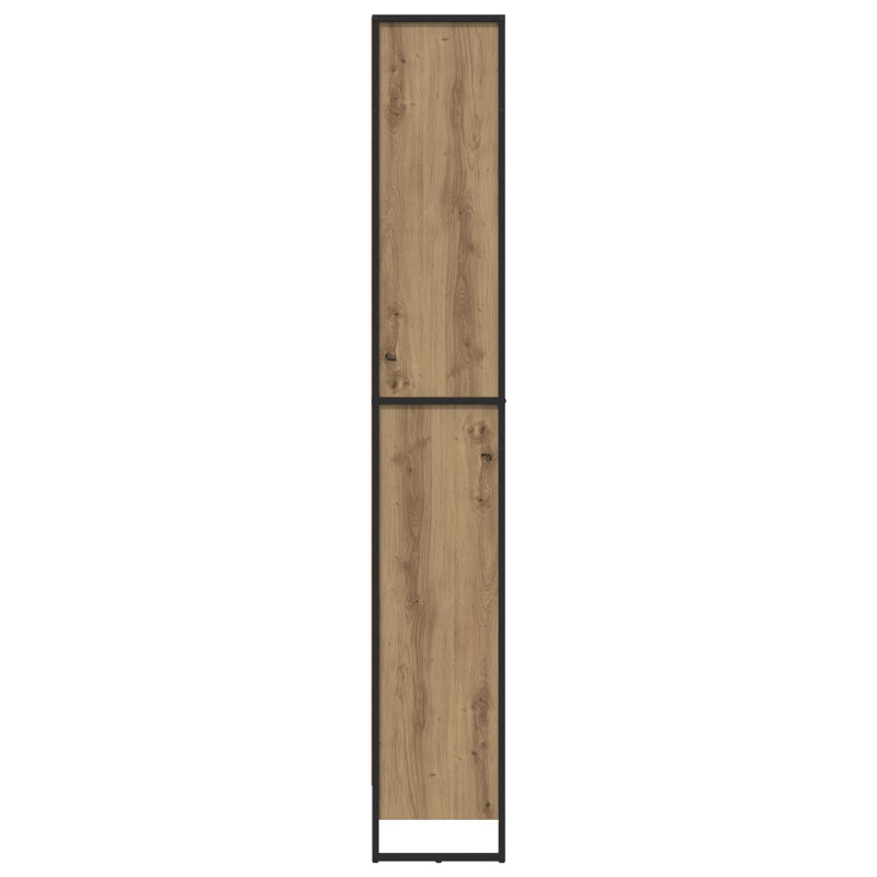 Szafka na książki 2 pcs Dąb rzemieślniczy 80 x 30 x 155 cm