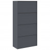 Szafka do przechowywania Antracyt 90 x 40 x 180 cm Stal