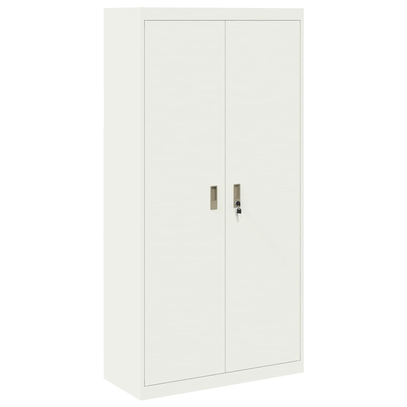 Szafka do przechowywania Biały 90 x 40 x 180 cm Stal