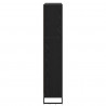 Szafka na książki 2 pcs Czarny Dąb 80 x 30 x 155 cm