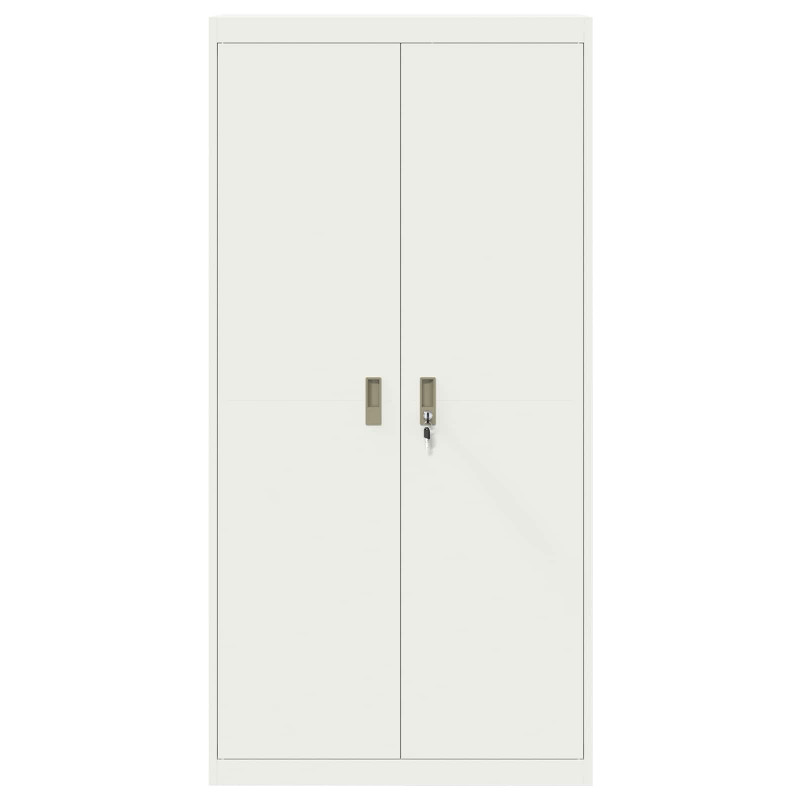 Szafka do przechowywania Biały 90 x 40 x 180 cm Stal