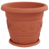 Doniczki 24 pcs Czerwony ceglasty Ø 26 x 21.5 cm
