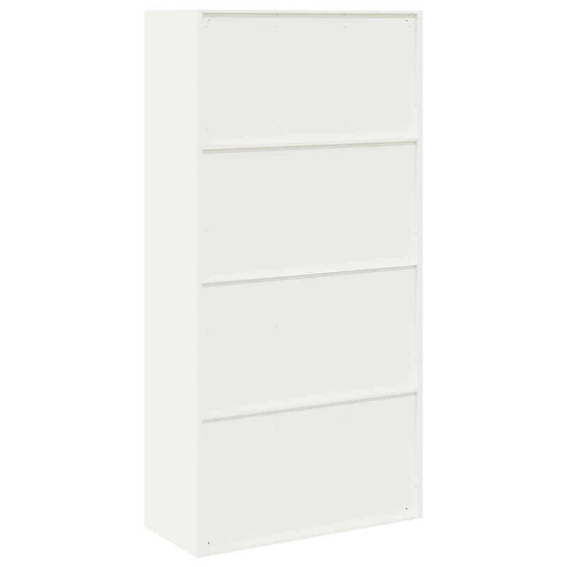 Szafka do przechowywania Biały 90 x 40 x 180 cm Stal