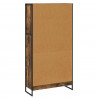 Szafka na książki 2 pcs Dąb dymny 80 x 30 x 155 cm