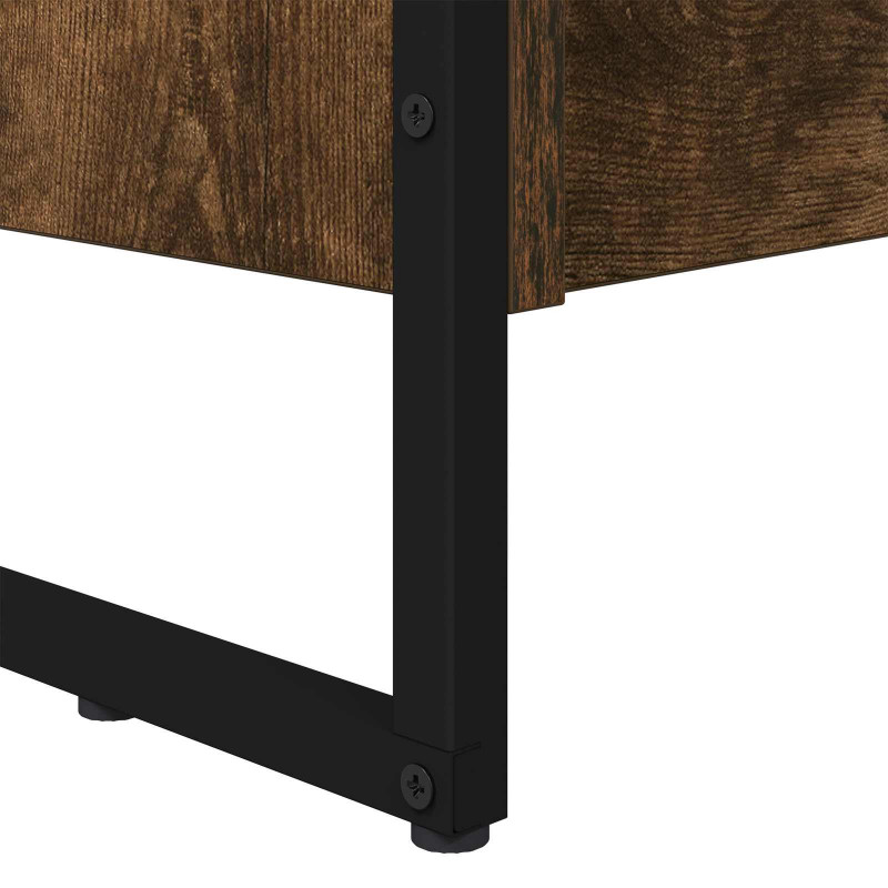 Szafka na książki 2 pcs Dąb dymny 80 x 30 x 155 cm