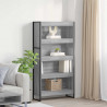 Szafka na książki 2 pcs Szary Sonoma 80 x 30 x 155 cm