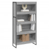 Szafka na książki 2 pcs Szary Sonoma 80 x 30 x 155 cm